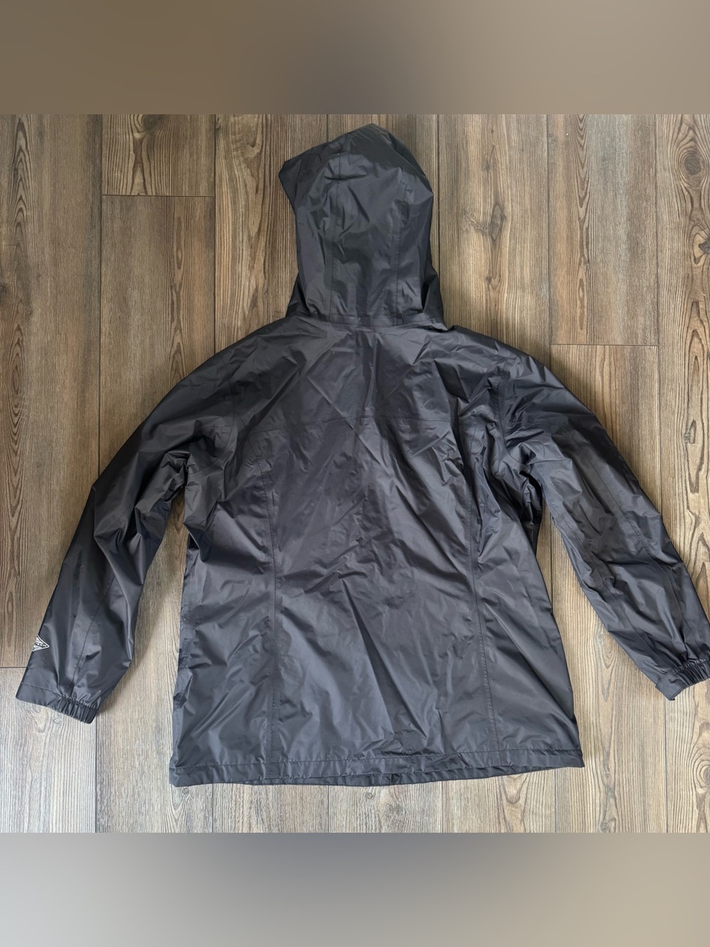 Columbia Women's Black Hooded omni tech Waterproof breathable Jacket - Picture 9 of 10